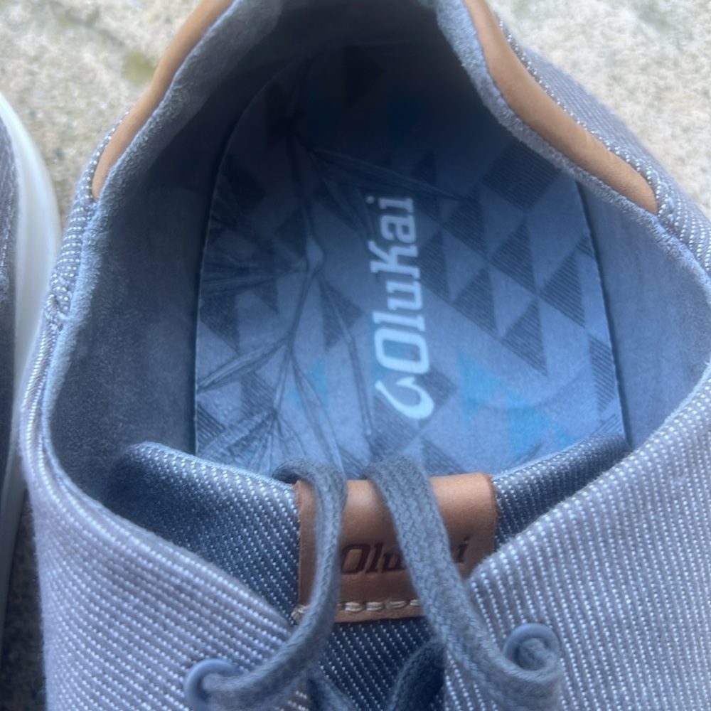 OLUKAI LAE' AHI Li Mens Grey Sneakers Size 13 - Picture 5 of 8